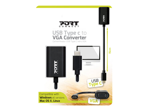 PORT DESIGNS CONVERTER TYPE C TO VGA