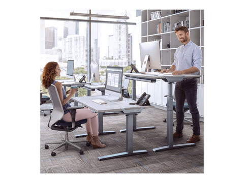 FELLOWES LEVADO - STRUCTURE AJUSTABLE EN HAUTEUR SILVER