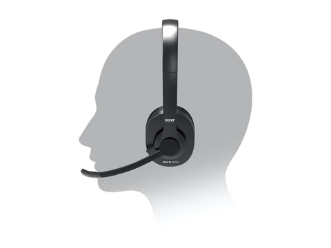 PORT DESIGNS Binaural Headset Bluetooth - Pro