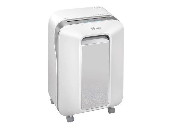 FELLOWES DESTRUCTEUR MICROSHRED LX201 BLANC COUPE MICROPARTICULES 230V EU
