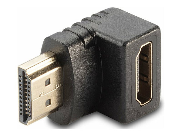 LINDY HDMI Adapter 90 degree down 90 degree angled Male Female