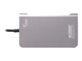 URBAN FACTORY Hubee Plus USB-C Mobile Station RJ45 Gigabit HDMI 4K VGA HD 3xUSB-A 3.1 of 10gbps 100Watts