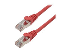 MCL Câble réseau RJ45 cuivre CAT 6 S/FTP - 20m Rouge