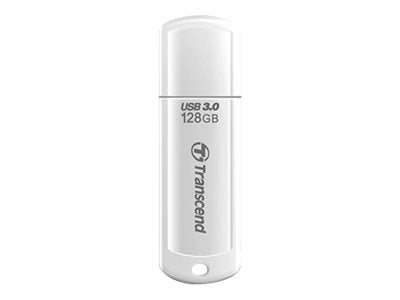 TRANSCEND 128Go Clé USB 730 USB 3.0 Classique - Blanc