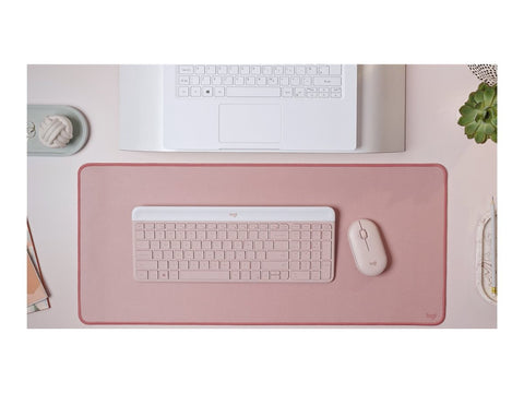 LOGITECH MK470 Slim Combo - ROSE - (FRA) - CENTRAL-419