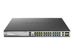 D-LINK Switch L3 Light 24ports Multigigabit PoE 16x 100M/1/2 5G PoE+ 8x 100M/1/2 5/5G PoE++ 60W & 2ports 100M/1/2,5/5/10GBASE-T