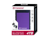 TRANSCEND 4To Disque dur externe 2.5p - Anti-choc Violet