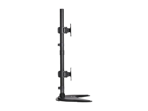 EATON TRIPPLITE Dual Vertical Flat-Screen Desk Stand/Clamp Mount 15inch to 27inch Flat-Screen Displays