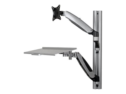 EATON TRIPPLITE Adjustable-Height Wall-Mount Sit-Stand Workstation Single-Display