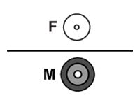 HPE AFC2DL60-00 Indoor AP RPSMAm to Nf 60cm Flexible Indoor Rated RF Cable