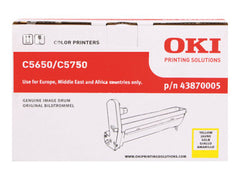 OKI TAMBOUR JAUNE C5650/5750 (2