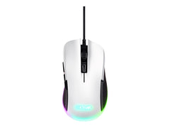 TRUST Souris gaming filaire YBAR blanche