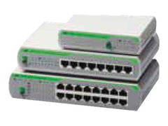 ALLIED 8-port 10/100TX unmanaged switch with external PSU Multi-Region Adopter
