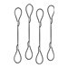 LINDY Cable Adapter Tethers - Pack of 4