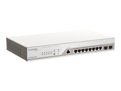D-LINK Nuclias Cloud Switch Smart+ L2 with 1year Free License 8 Gigabit PoE/PoE+ & 2 SFP ports PoE budget 130