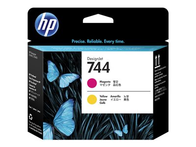 HP 744 Printhead Magenta & Jaune