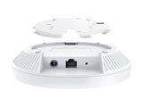 TP-LINK AX3000 Ceiling Mount Dual-Band Wi-Fi 6 Access Point PORT 1x1Gbps RJ45 Port 574Mbps at 2.4GHz + 2402Mbps at 5GHz