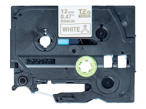 BROTHER Ruban tissus Or sur Blanc 12mm (4m)