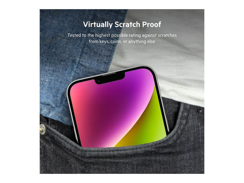 BELKIN ScreenForce Pro UltraGlass Anti-Microbial Screen Protection for iPhone 14/13/13 Pro