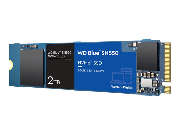 WD Blue SSD SN550 NVMe 2To M.2 2280 PCIe Gen3 8Gb/s internal single-packed