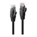 LINDY UTP Cat.6 Cable Black 7.5m