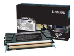 LEXMARK C746,C748 cartouche de toner noir capacité standard 12.000 pages Corp. cartr.