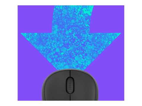 LOGITECH M240 for Business Mouse right and left-handed optical 3 buttons wireless Bluetooth Bolt USB receiver graphite