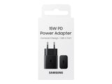 SAMSUNG 15W Adapter UCB-C port without cable Black