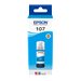 EPSON 1LB 107 EcoTank Cyan Ink Bottle