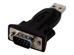 MCL Convertisseur USB 2.0 série RS232 1 port DB09 mâle + rallonge 1,80m