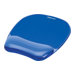 FELLOWES CRYSTAL BLUE MOUSEPAD w/ WRIST