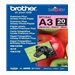 BROTHER Papier brillant A3 20 f
