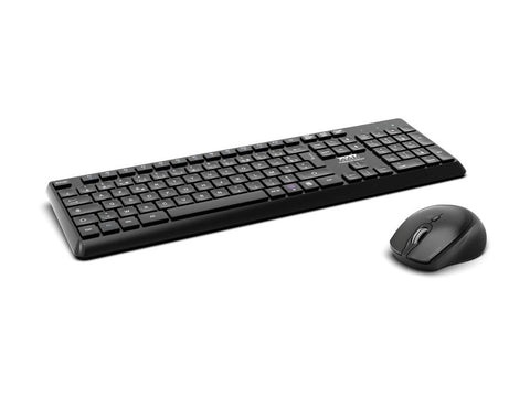 PORT DESIGNS Mouse and Keyboard 2in1 Robust and long-lasting keyboard Ergonomic and ambidextrous mouse Wireless 2.4Ghz USB-A/USB-C