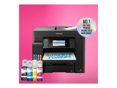 EPSON EcoTank ET-5805 MFP colour inkjet ITS A4 25ppm Print 550sheets USB LAN Wi-Fi Black