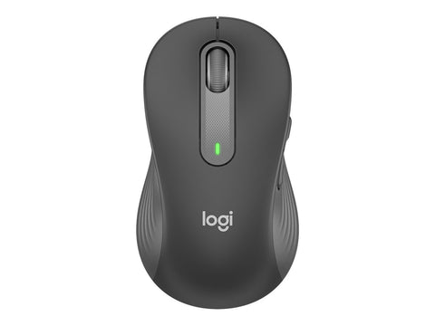 LOGITECH Signature M650 L LEFT Mouse large size left-handed optical 5 buttons wireless Bluetooth 2.4 GHz GRAPHITE