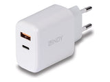 LINDY 30W USB Type A & C Charger
