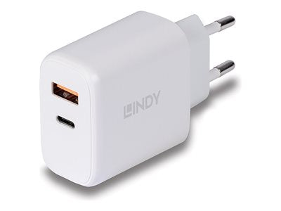 LINDY 30W USB Type A & C Charger