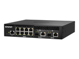 QNAP QSW-M2108R-2C 8x 2.5GbE 2x 10GbE SFP+ NBASE-T Combo web managed switch