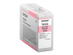 EPSON 5LB Singlepack Vivid Light Magenta T85060N UltraChrome HD ink 80ml