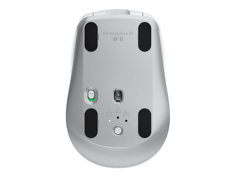 LOGITECH MX Anywhere 3S Mouse optical 6 buttons wireless Bluetooth pale grey