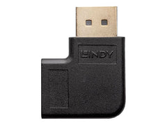 LINDY DisplayPort 1.4 Adapter 90 left Angled M/F