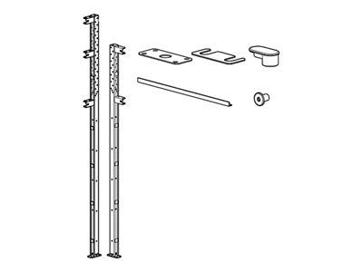 APC HyperPod Frame Vertical Post x2