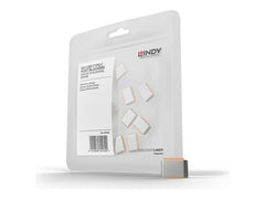 LINDY USB C Port Blockers 10 Pack Orange