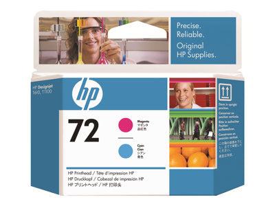 HP NO72 TETE D IMPRESSION CYAN