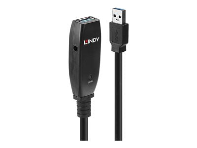 LINDY 15m USB 3.0 Active Extension Slim