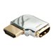 LINDY CROMO HDMI Adapter 90degree Left