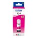 EPSON 1LB 104 EcoTank Magenta ink bottle