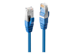 LINDY S/FTP Cat.6 Cable Blue 0.5m LSOH incl. Testprotocol