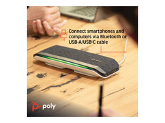 HP Poly Sync 40 Smart Speakerphone Bluetooth Wireless USB-A USB-C Microsoft Teams Certified Speakerphone Zoom cert.