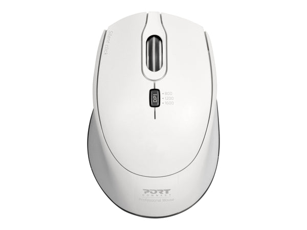 PORT DESIGNS Mouse Office Pro Silent Wireless - White